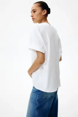 T-shirt oversize imprimé - Blanc/L'aragosta — photo 2