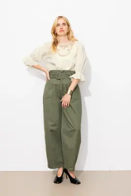 Blouse romantique brodée Femme — photo 5