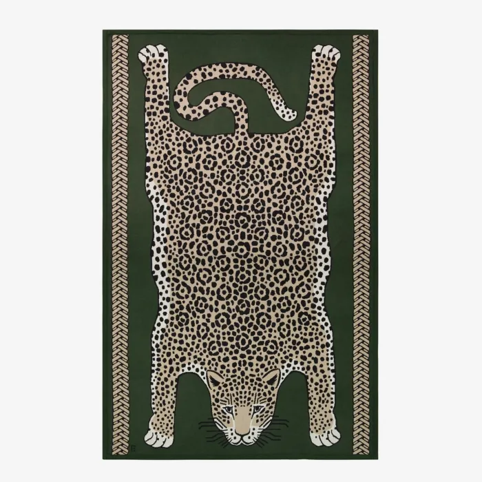 Plaid Léopard Kaki