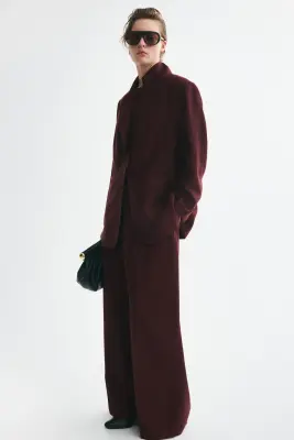 Blazer à fermeture droite - Bordeaux — photo 3