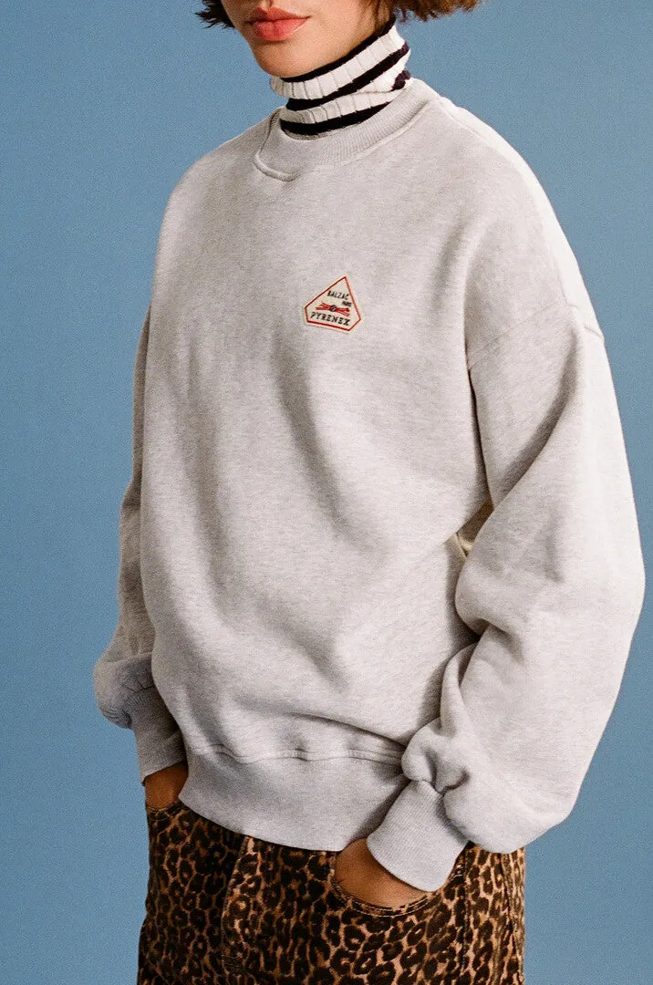 Sweat Virgile gris clair Balzac Paris x Pyrenex