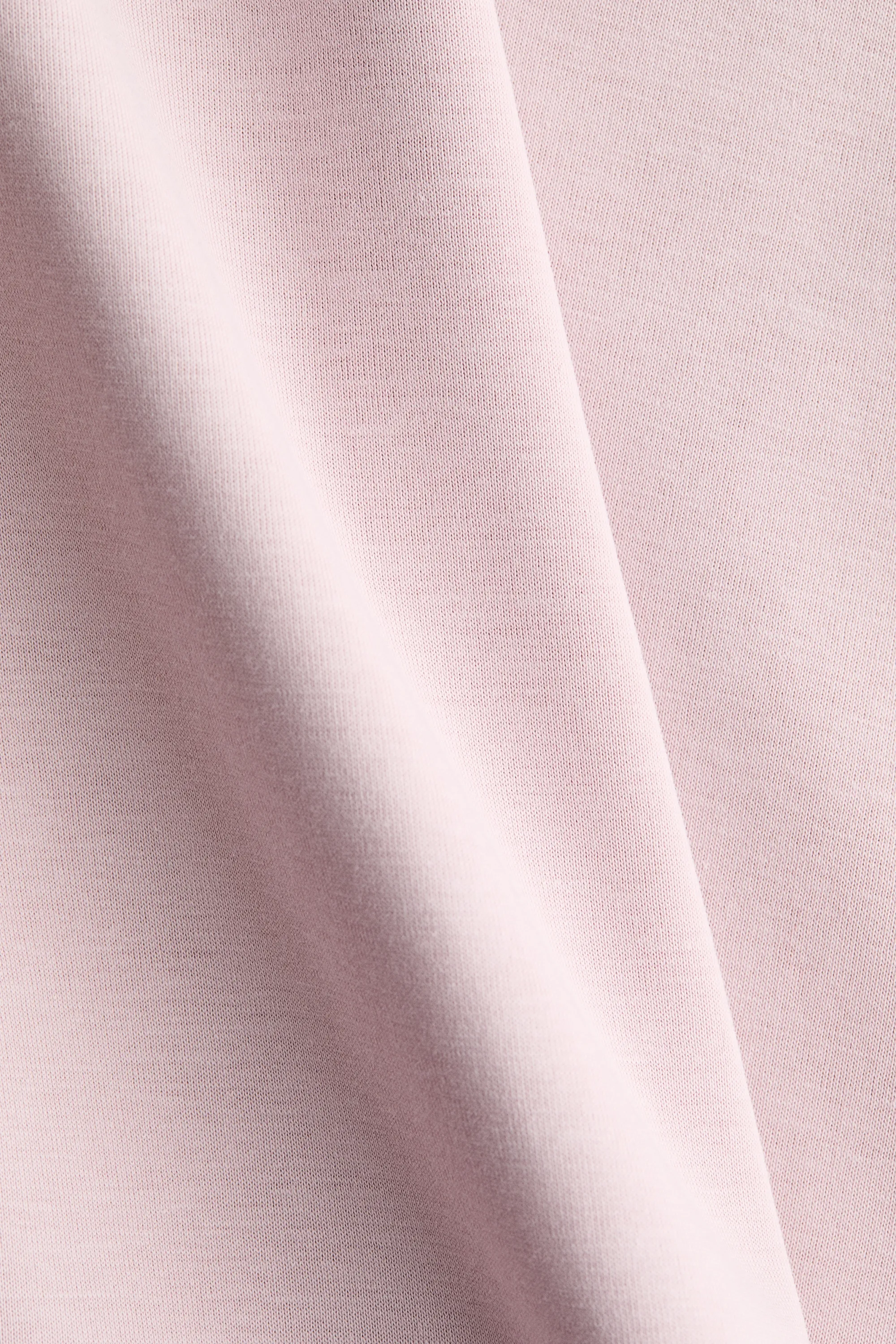 T-shirt en coton interlock - Rose ancien