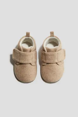 Chaussons souples - Beige clair — photo 2
