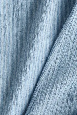 Jupe en jersey texturé - Bleu/rayé — photo 4