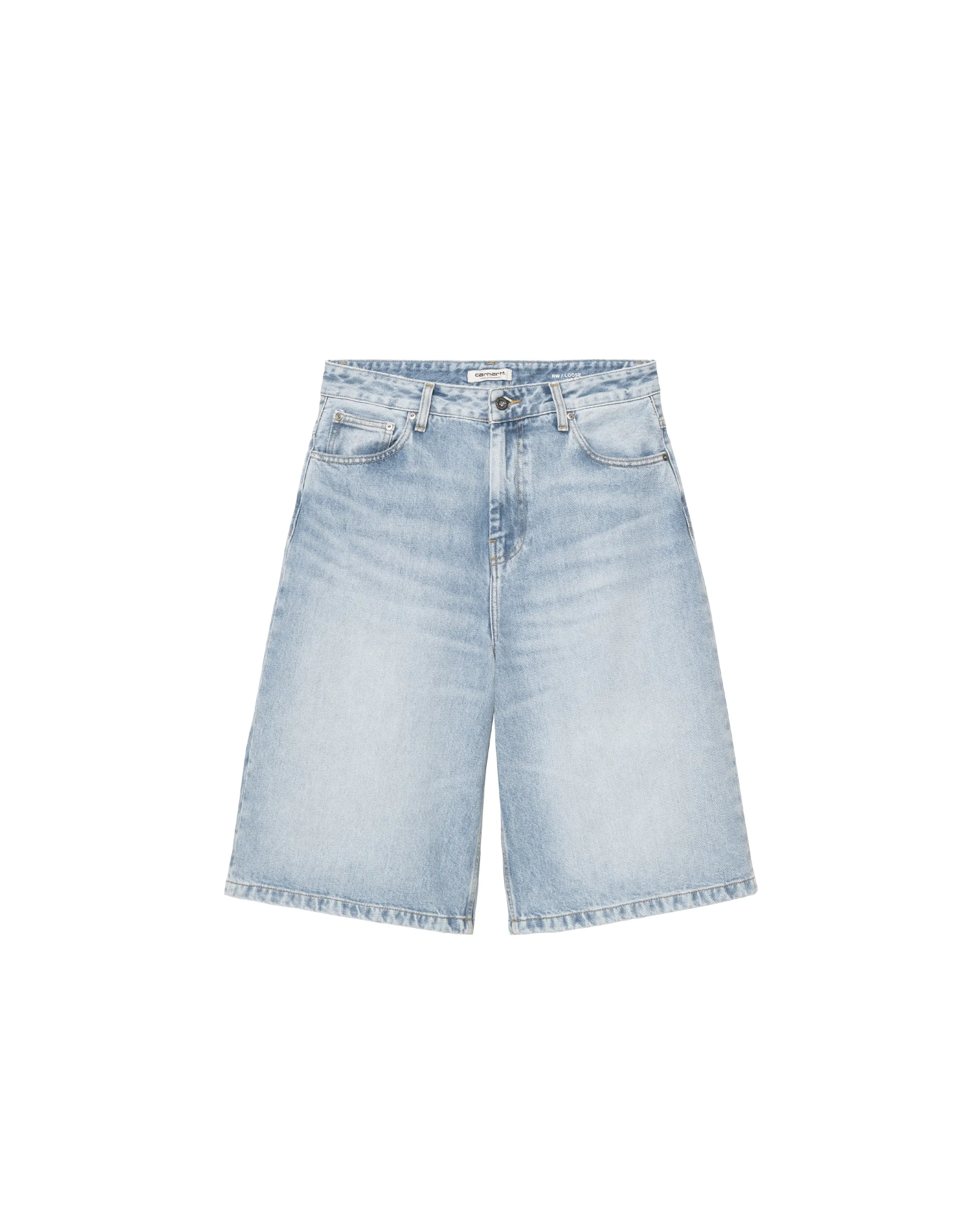 Belmont Short Blue Heavy Worn Bleach Femme