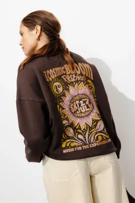 Sweat-shirt à motifs pailletés — photo 2