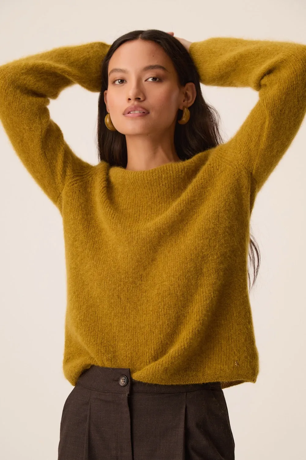 Pull Cassis Tilleul