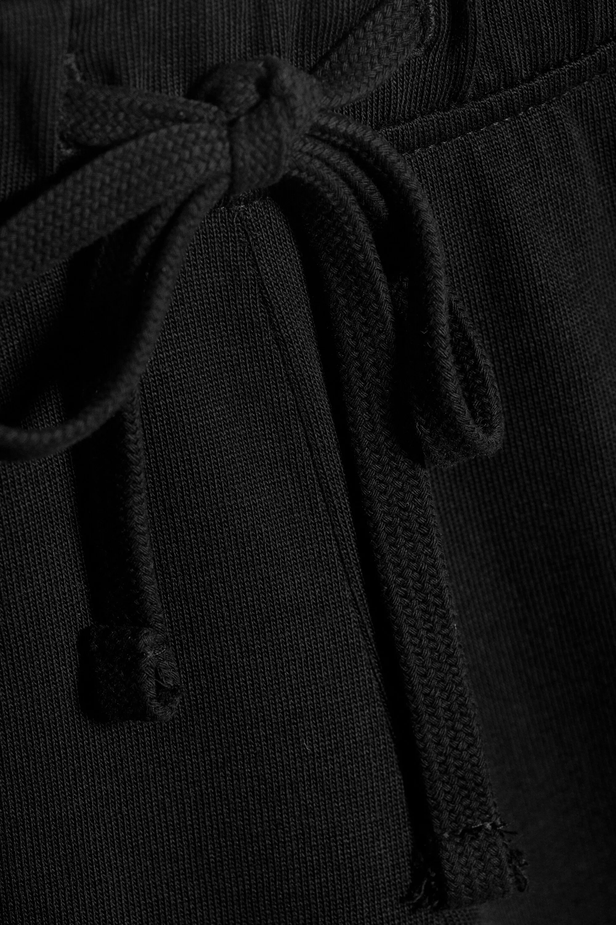 Pantalon lounge large en coton - Noir