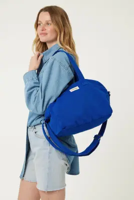 Sac Sauval sergé de coton Venice Blue Rive Droite — photo 2