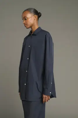 CHEMISE KITA NAVY — photo 1