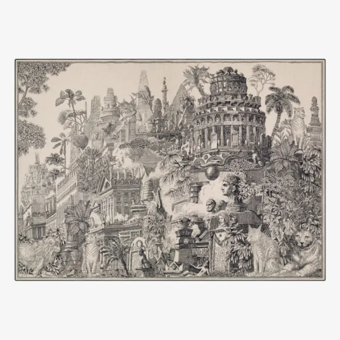 Edredon Piranesi Noir