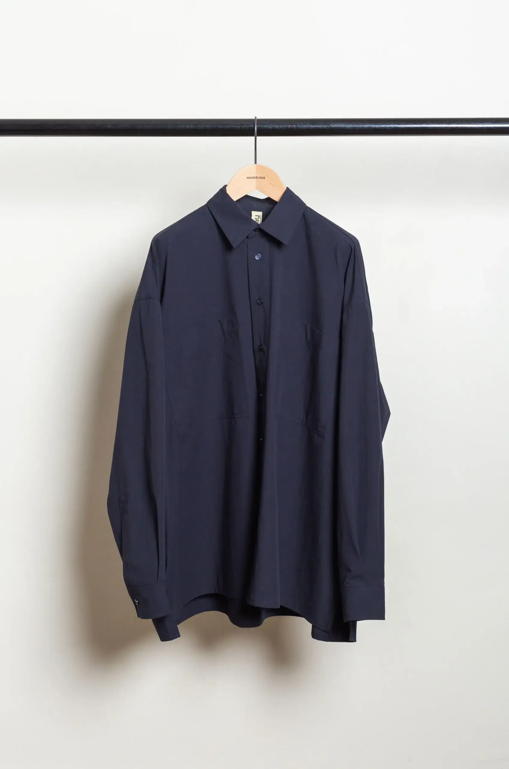 Maud Vanden Beussche – BEY POPLIN SHIRT – DARK NAVY