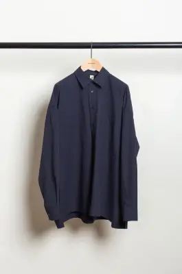 Maud Vanden Beussche – BEY POPLIN SHIRT – DARK NAVY