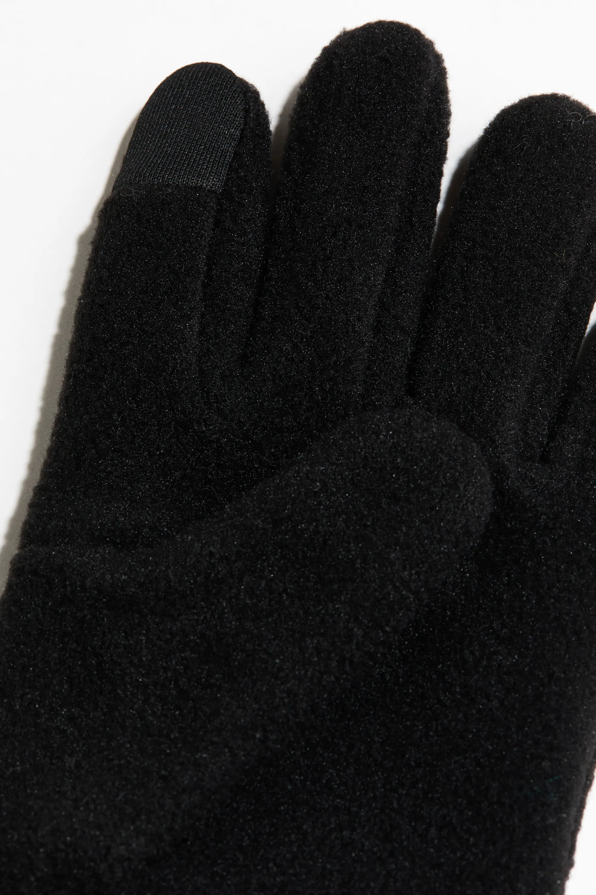 Gants de sport en polaire - Noir