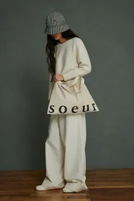 MAXI TOTE BAG ÉCRU — photo 2