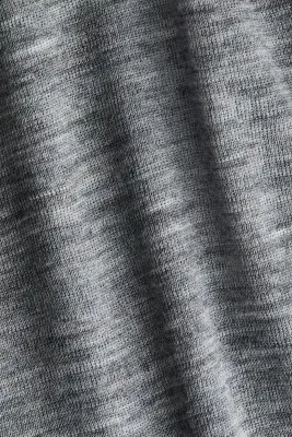 Top en jersey de laine - Gris chiné — photo 3