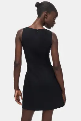 Robe ornée de strass - Noir — photo 2