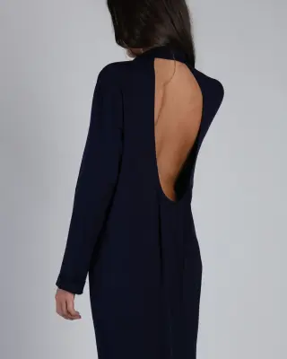 Robe longue Cocker deep purple – Karma Koma