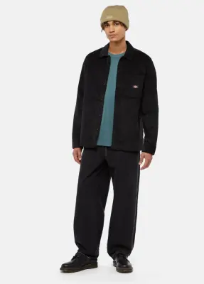 DICKIES CORDUROY CHEMISE Noir — photo 3