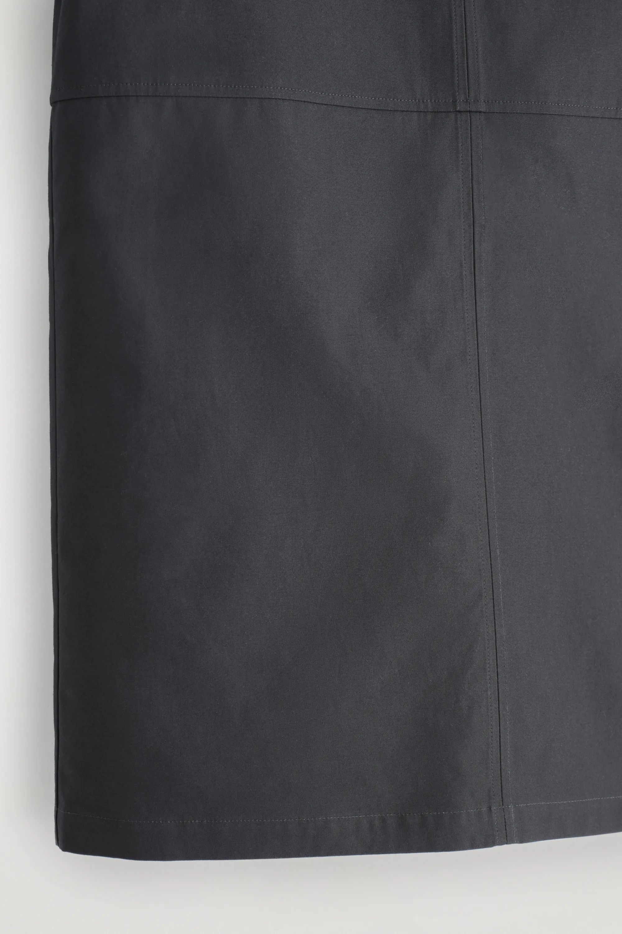 JUPE CRAYON EN COTON - GRIS
