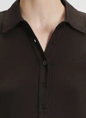 Polo en viscose et élasthanne — photo 3