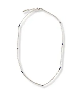 COLLIER GABIN ARGENTÉ — photo 1