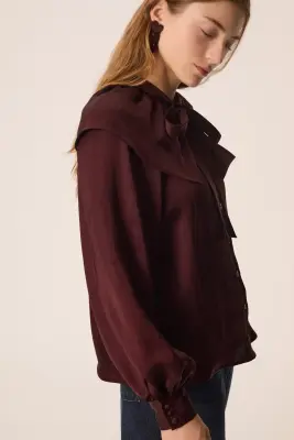 Blouse Satia Prune — photo 5