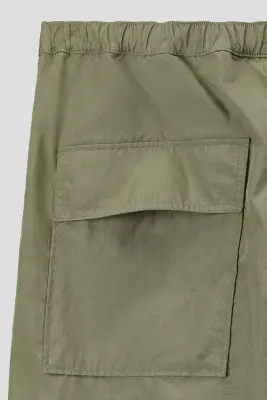Pantalon cargo Loose Fit - Vert kaki — photo 5