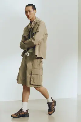 Short cargo Loose Fit - Vert kaki — photo 3