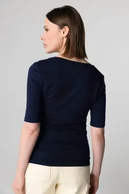 T-shirt en viscose et élasthanne — photo 5