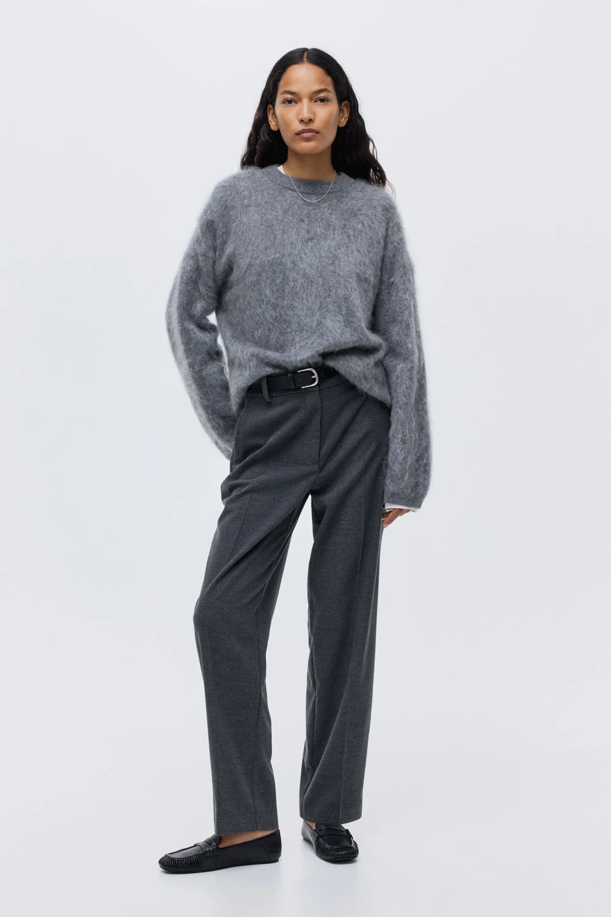 Pantalon effilé - Gris