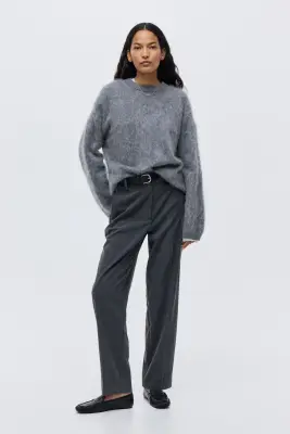 Pantalon effilé - Gris — photo 1