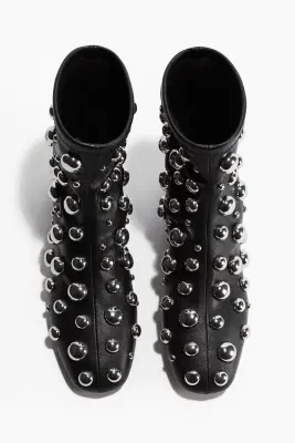 Bottines cloutées - Noir — photo 1