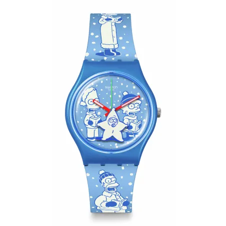 Swatch X The Simpsons SO28Z126 - TWO TONE TIDINGS