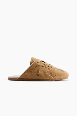 Mules façon sneakers - Beige foncé — photo 2