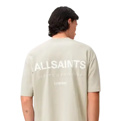 ALLSAINTS Dreamer Short Sleeve Oversized Graphic T-Shirt Powdered Green — photo 2