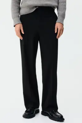 Pantalon Relaxed Fit - Noir — photo 1