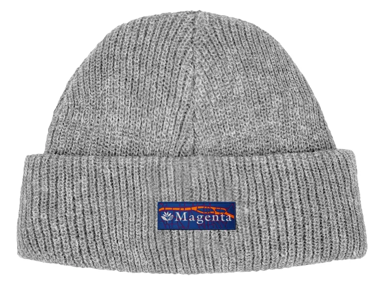 Bonnet Magenta city beanie – Grey