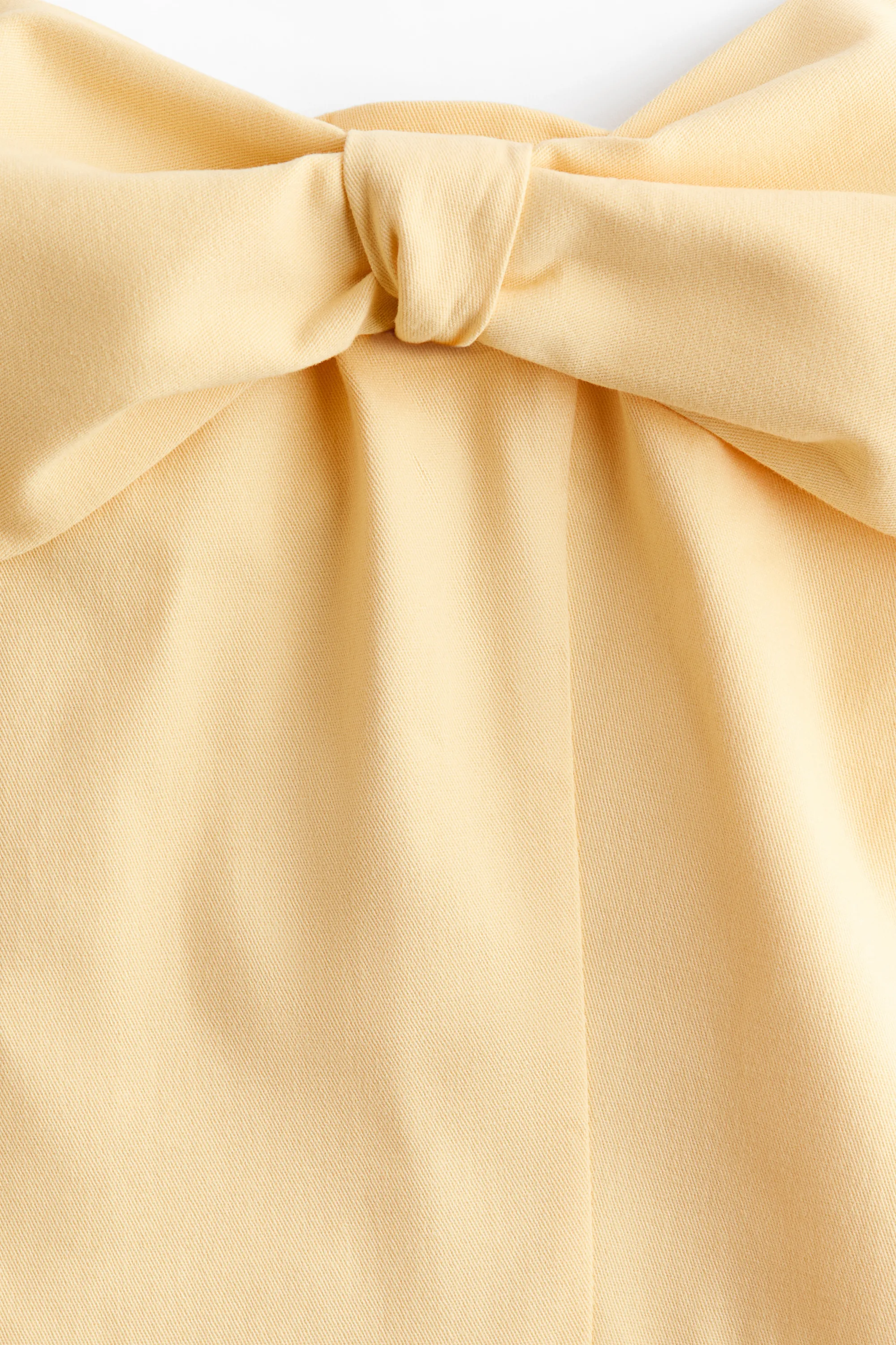 Robe bandeau avec nœud - Jaune clair