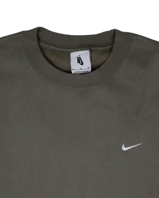 Solo Swoosh Fleece Sweatshirt Jade Horizon — photo 2