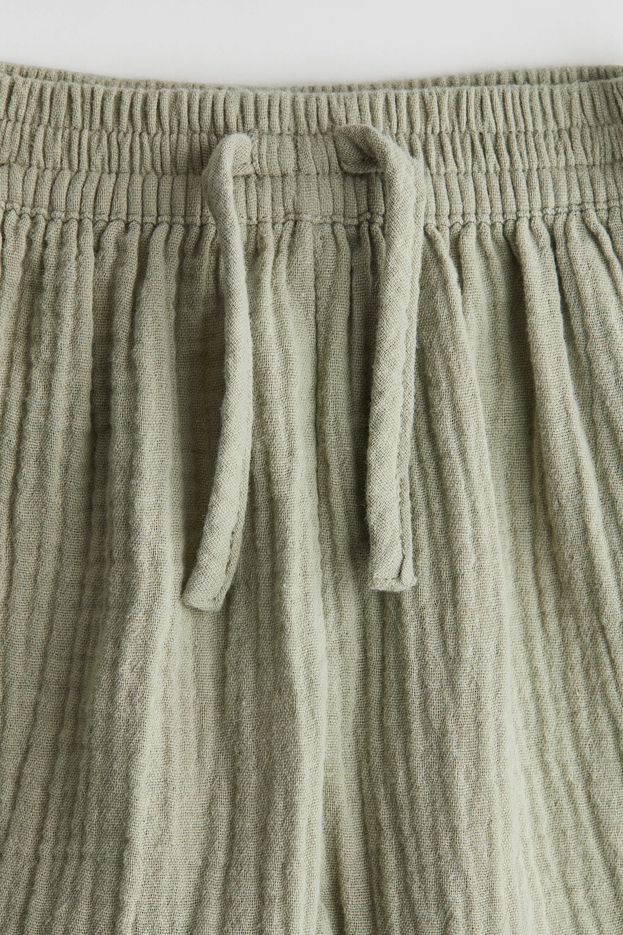 Pantalon en coton - Vert kaki