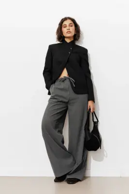 Pantalon large uni Femme — photo 3
