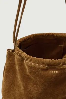 SAC SIA CARAMEL CROÛTE DE CUIR — photo 5