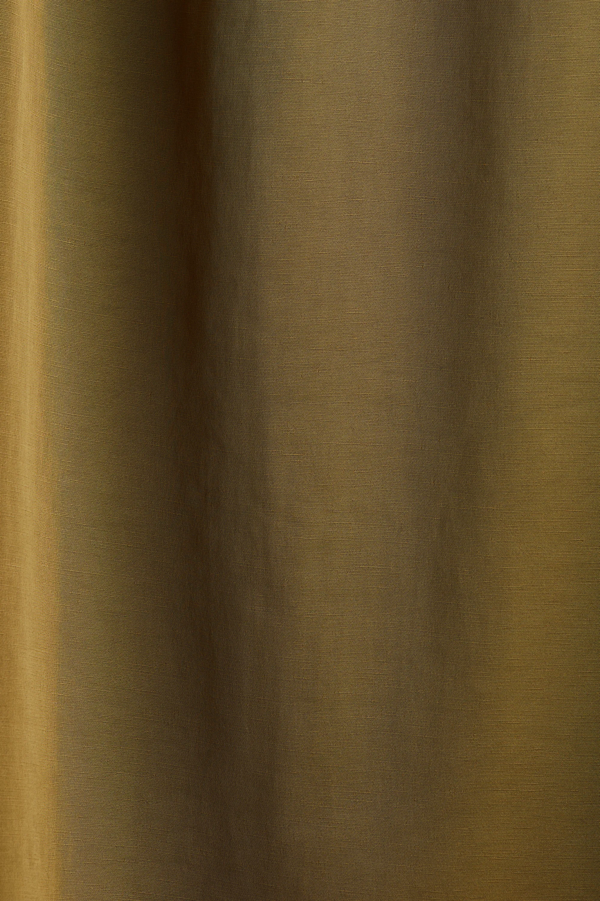 Robe trapèze - Olive doré