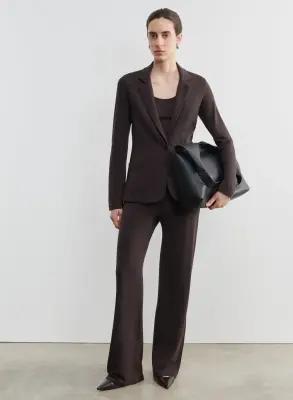 Pantalon en viscose et élasthanne