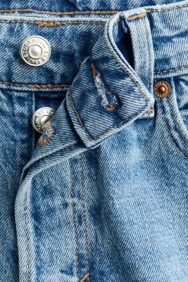 Straight Regular Waist Jeans - Bleu denim — photo 5