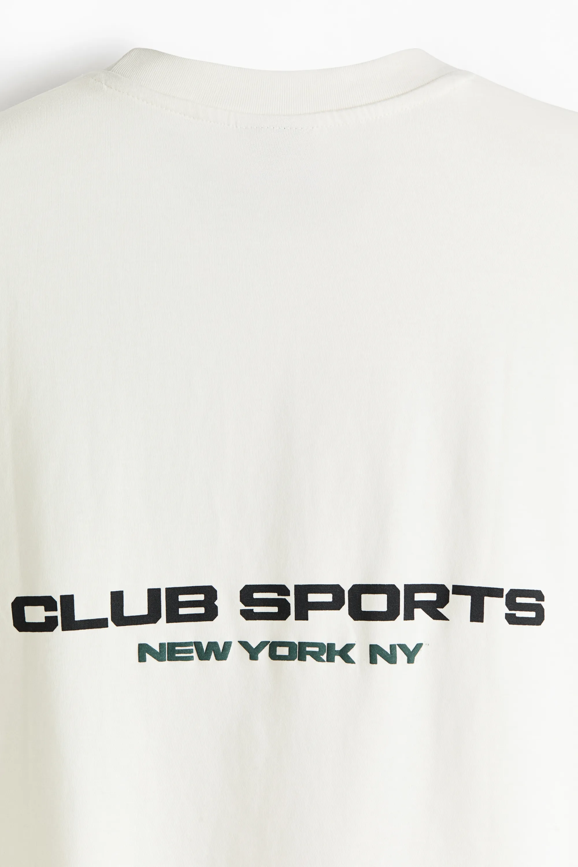 T-shirt imprimé Relaxed Fit - Blanc/Club Sports