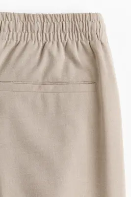 Pantalon Loose Fit - Beige — photo 4