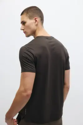T-shirt de sport Muscle Fit DryMove™ - Marron foncé — photo 2