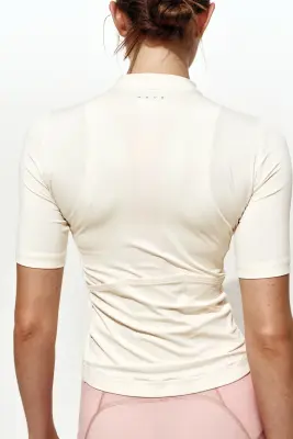 T-shirt vélo DryMove™ - Crème — photo 3